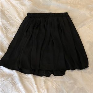 Black Brandy Melville flowy skirt